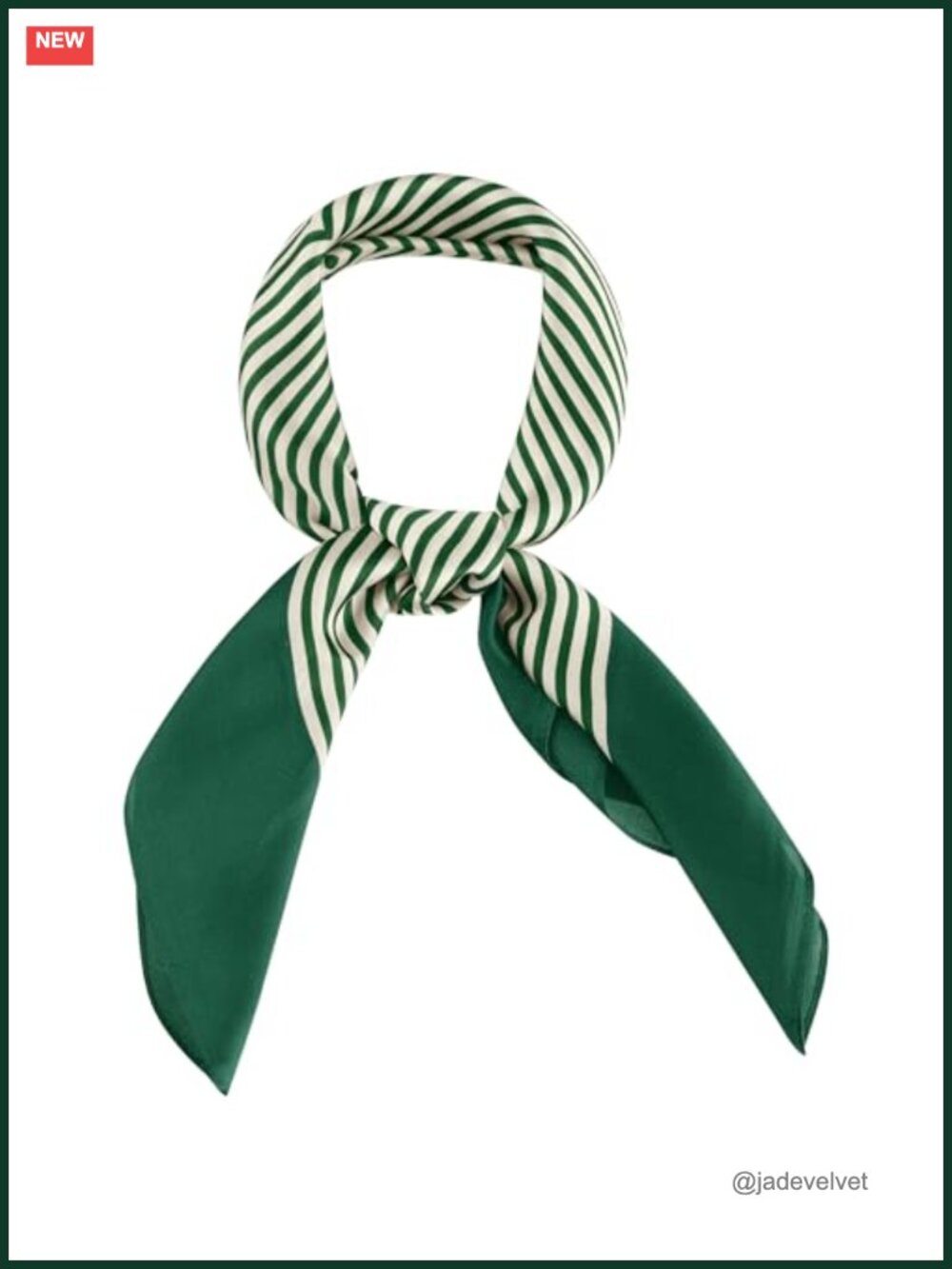 Polyester Stripe Square Scarf, Lightweight Fashion Kerchief 27.56x27.56
